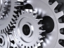Gear Wheel Mechanics Closeup