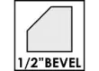 ▲ BEVELED EDGE