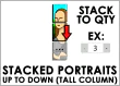 Stacked Portraits (Tall Column)