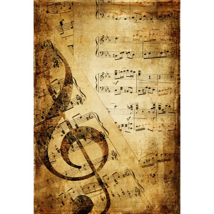 Vintage Musical Background - ID # 10573828