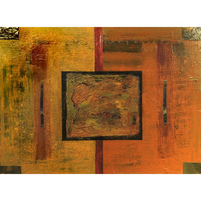 Very Nice Original Abstract Oil Painting On Canvas - ID # 21450624