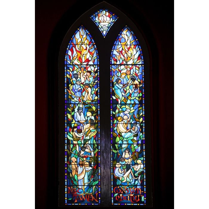 Religious Stained Glass Depicting Bible Stories - ID # 21891391