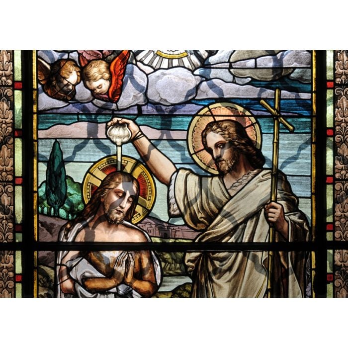 Jesus Christ Baptism By Saint John The Baptist - ID # 25569983