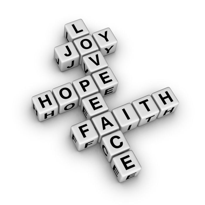 Joy - Love - Hope - Peace And Faith - ID # 30039620