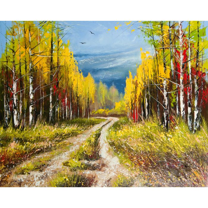 Oil Painting - Gold Autumn - ID # 30284948