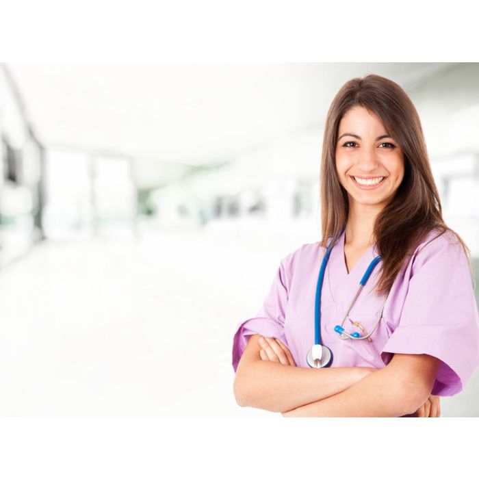 Young Nurse Smiling In An Hospital - ID # 31993611