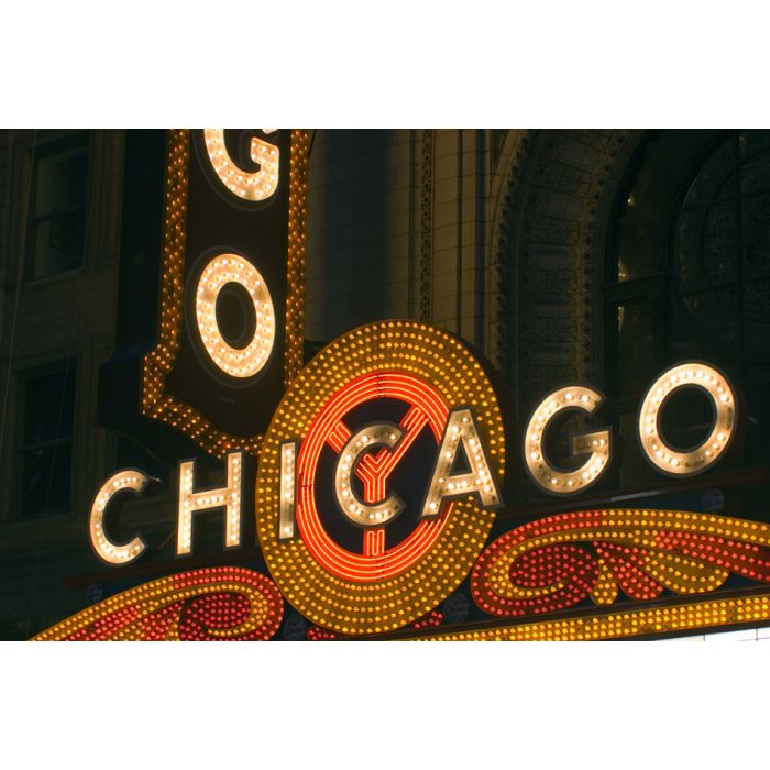 Chicago Theater Marquee - ID # 4211061