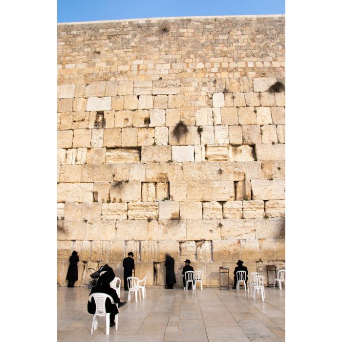 Jewish Worshipers Pray At The Wailing Wall 2 - ID # 53386918