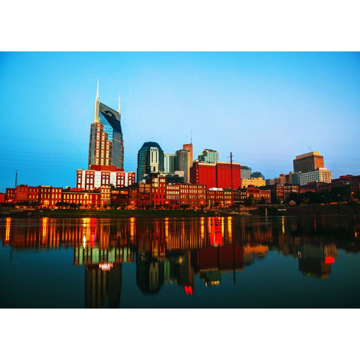 Downtown Nashville Early In The Morning - ID # 53689610