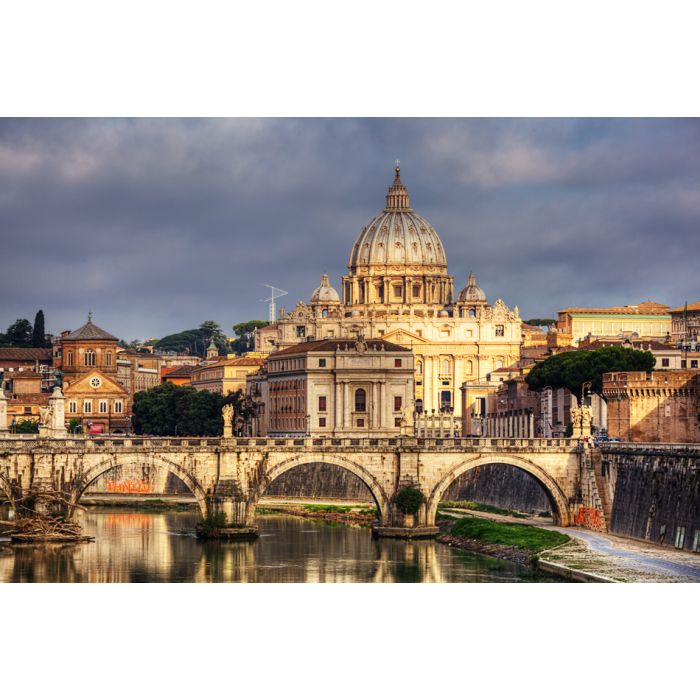 View At St Peters Cathedral In Rome - Italy - ID # 54236012