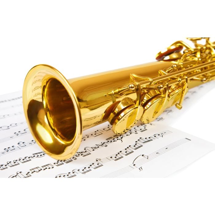 Musical Notes And Saxophone - ID # 56920475