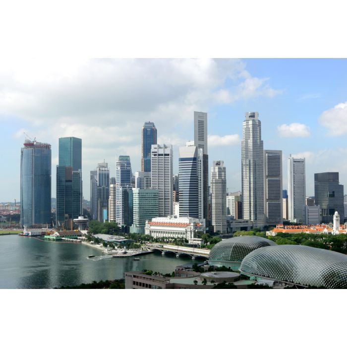 Skyline Of Singapore Business District - Singapore - ID # 5972987