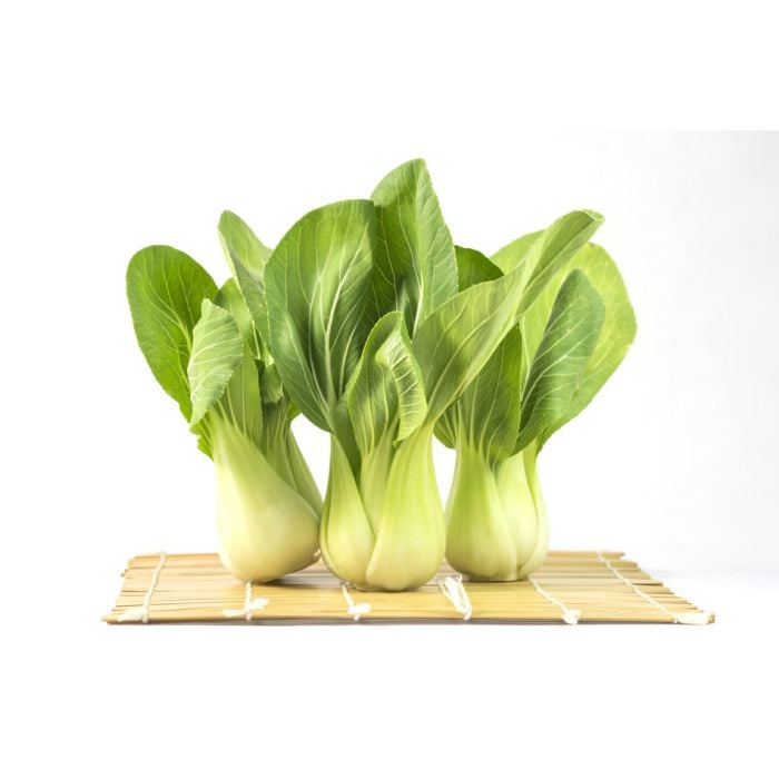 Chinese Vegetable Cabbage Isolated On White - ID # 60706120