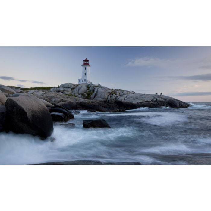 Peggys Cove Lighthouse sunset 2 - ID # 111423041