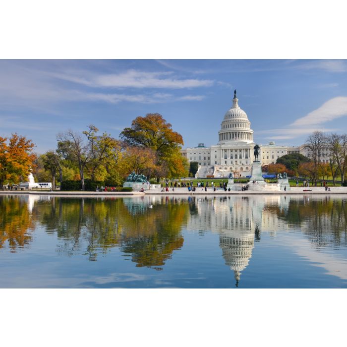 Us Capitol Building In Autumn  Washington Dc United States - ID # 120159808