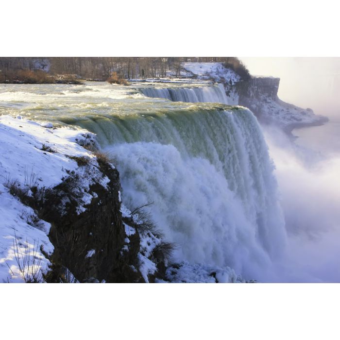 Close up of Niagara Falls in winter New York USA - ID # 126130520