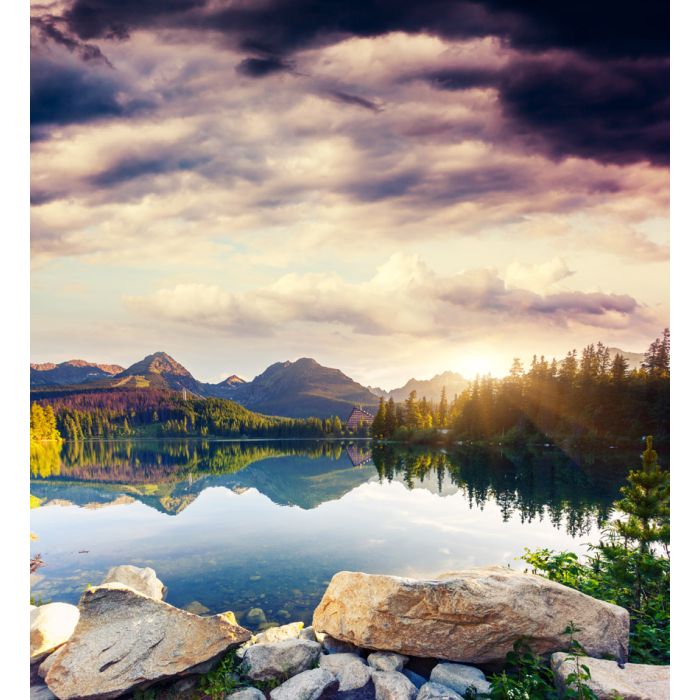 Mountain lake in National Park High Tatra 1 - ID # 133253693