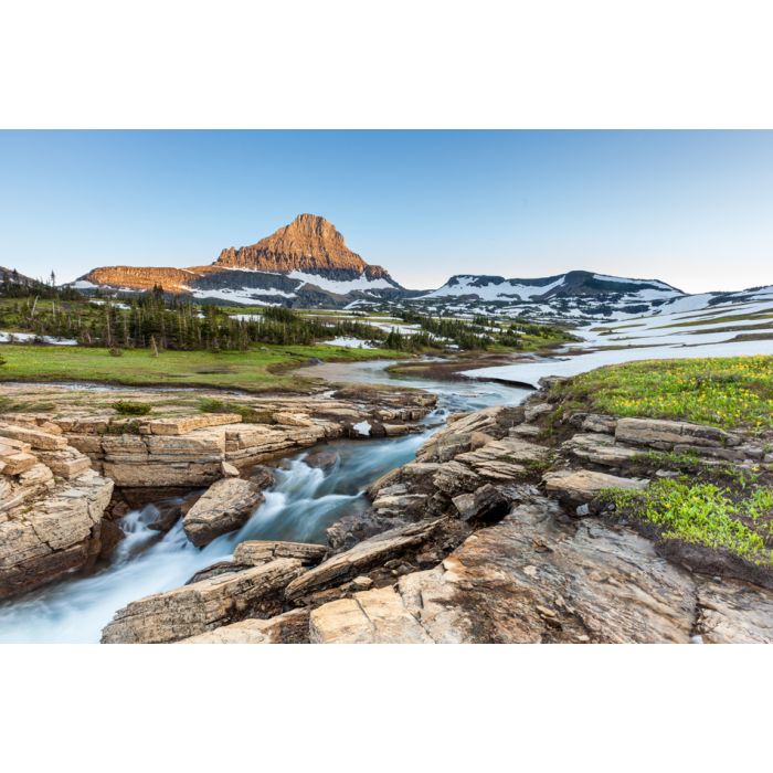 Beautiful Nature At Logan Pass Glacier National Park Mt In Summer - ID # 150949913