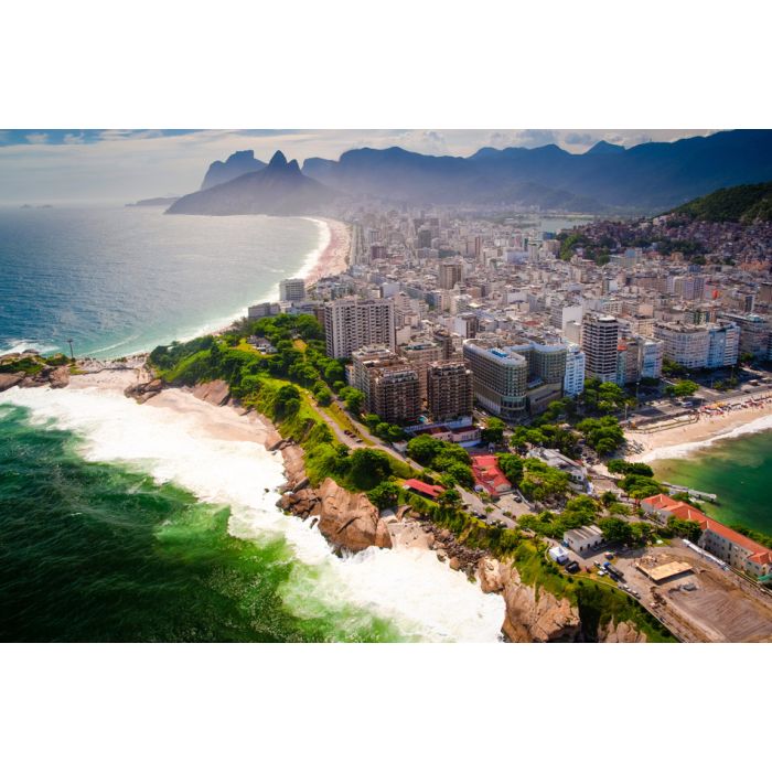 Buildings at the waterfront Ipanema Beach Copacabana Beach  - ID # 151089698