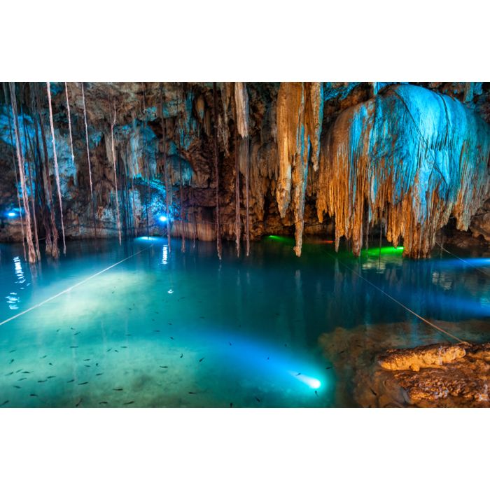 Cenote Dzitnup Near Valladolid Mexico Lovely Cenote - ID # 161210456