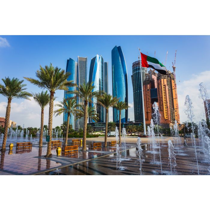 Skyscrapers in Abu Dhabi United Arab Emirates - ID # 163833845