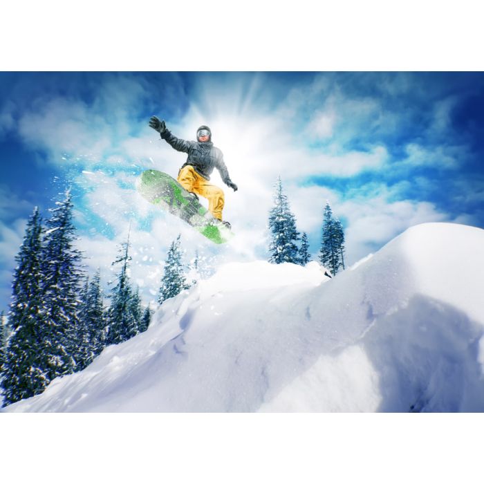 Snowboarder jump - ID # 181805570