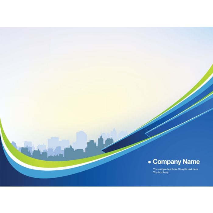 Blue Skyline Business Background - ID # 18901341