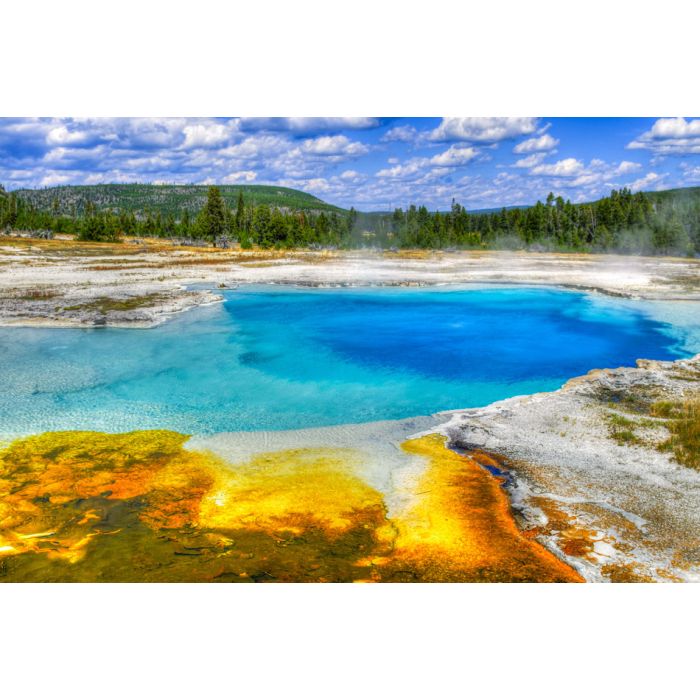 Scenic Landscapes of Geothermal activity of Yellowstone Nation - ID # 226913581