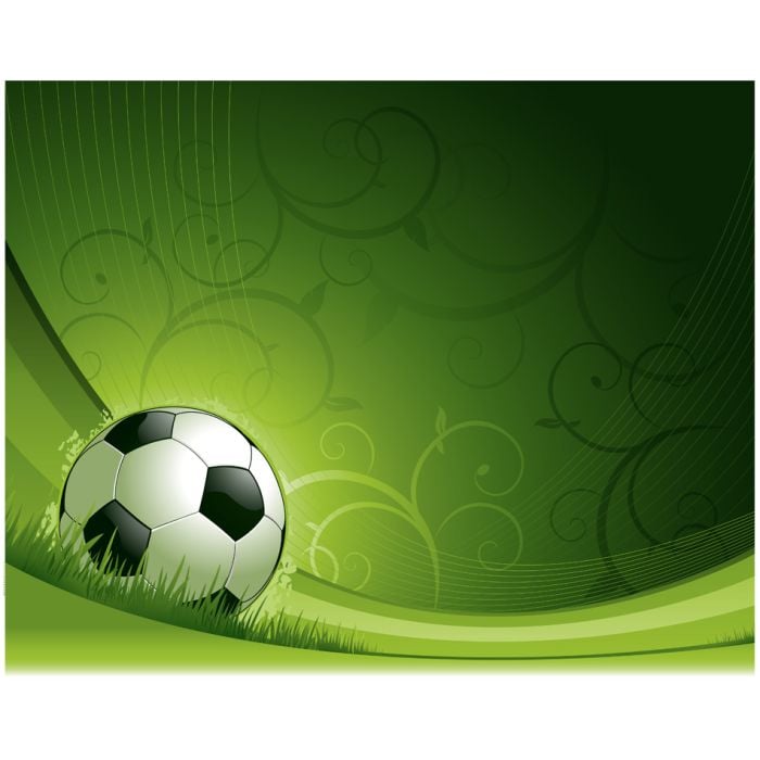 Green Soccer Background - ID # 23376286