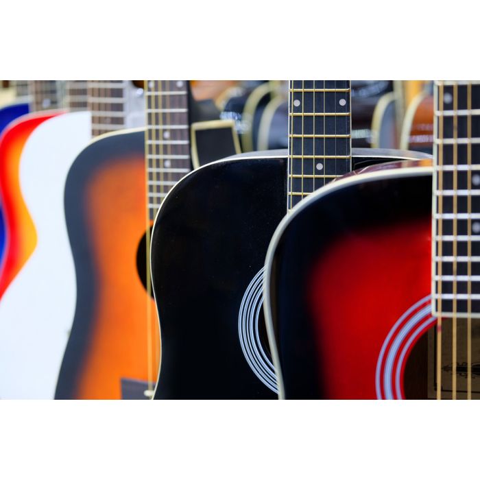 Colorful Acoustic Guitars - ID # 250233712