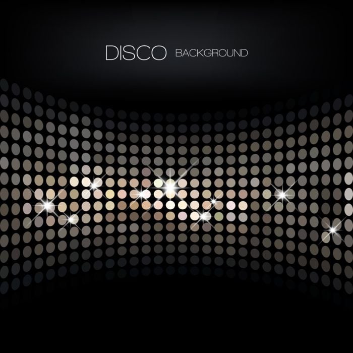 Disco Shimmering Dots Background - ID # 25491034