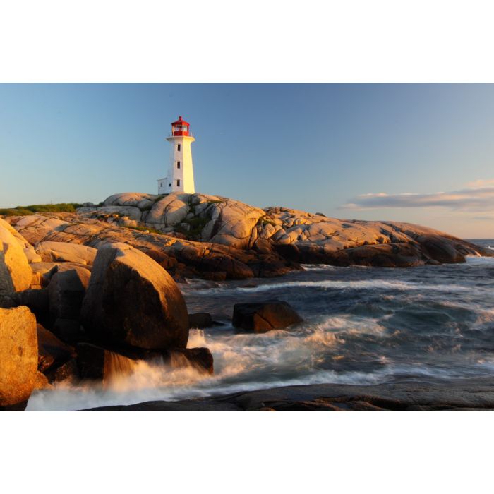 Peggys Cove Lighthouse sunset 1 - ID # 33972337