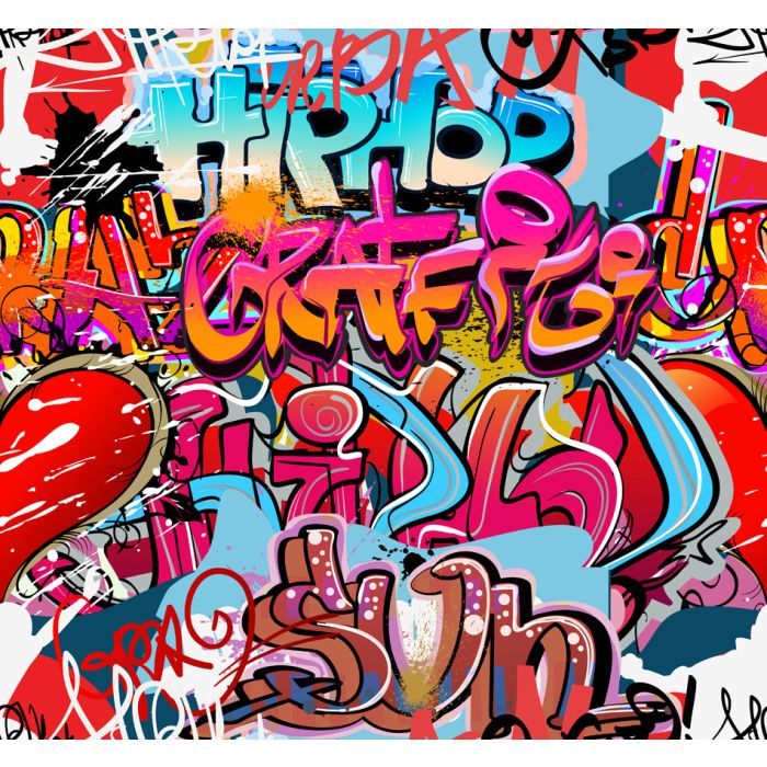 Hip Hop Graffiti Urban Art Background - ID # 36210073