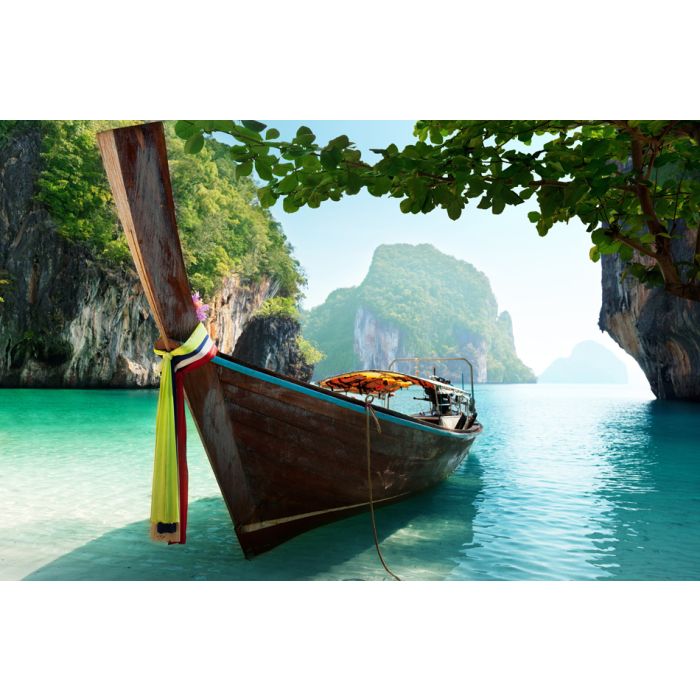 Boat And Islands In Andaman Sea Thailand - ID # 86270896