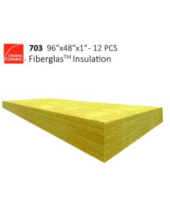 OWENS CORNING 703 rigid fiberglass 8'x4' panels 1" inch thick 12pk