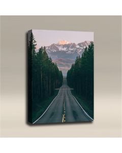 AcousticART Curated Nature Collection #N3P1 Road to Grand Tetons - Size: 36" L x 24" W x 2" - Portrait