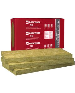 Rockwool® Mineral Wool 60 Acoustic Insulation - 6Lbs 48"x24"x4" Case of 3