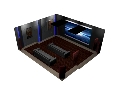 Acoustimac Home Theater Room Package I