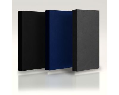 Suede acoustic panels by Acoustimac