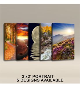 READY MADE 3'X2'X2" ACOUSTIC ART PANELS - PORTRAITS, IN 5 STYLES