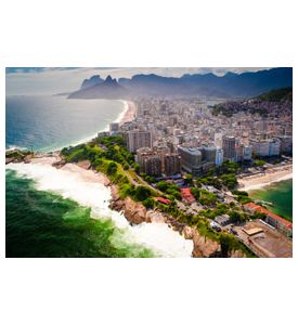 Buildings at the waterfront Ipanema Beach Copacabana Beach  - ID # 151089698