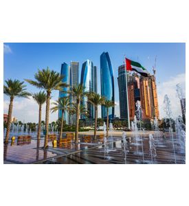 Skyscrapers in Abu Dhabi United Arab Emirates - ID # 163833845