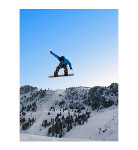 Snowboarder Performing Freestyle Element - ID # 11060254