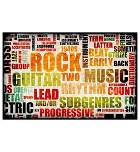 Rock Concert Event Poster Board As Background - ID # 17412110