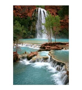 Havasu Falls Waterfall - ID # 20824460