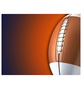 3D American Football Background - ID # 24215688