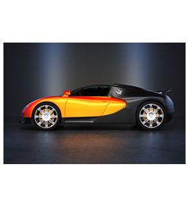 Luxury Sports Car With Studio Lighting - ID # 33691833