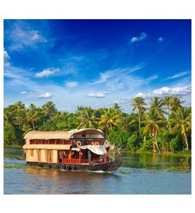 Houseboat On Kerala Backwaters - Kerala - India - ID # 42183568