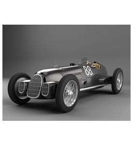 Antique Sport Car Black - ID # 42584400