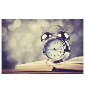 Alarm Clock And Book - ID # 58864935